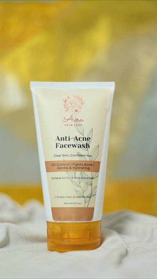 Anti-Acne Face Wash for Oily & Acne-Prone Skin – Deep Clean & Oil Control | Aura Skincare