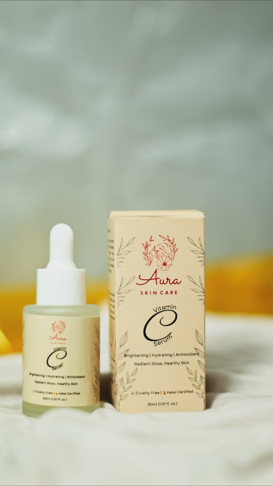 Vitamin C Serum for Glowing Skin – Brightening & Anti-Aging | Aura Skincare